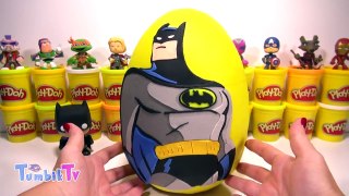 Batman Dev Sürpriz Yumurta Oyun Hamuru - Galaksinin Koruyucuları Ironman TumbikTV