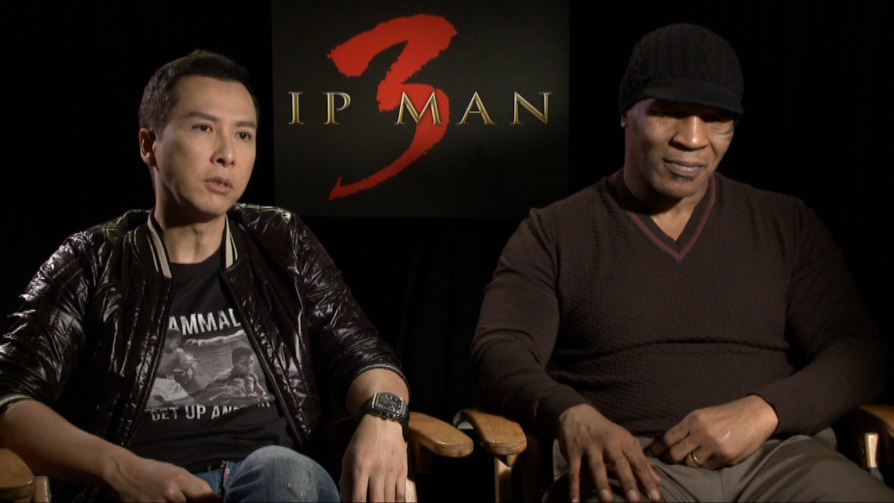 Mike Tyson Learns Some Kung-Fu Movie 'Ip Man 3'