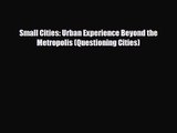 [PDF Download] Small Cities: Urban Experience Beyond the Metropolis (Questioning Cities) [Download]