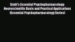 PDF Download Stahl's Essential Psychopharmacology: Neuroscientific Basis and Practical Applications