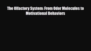 PDF Download The Olfactory System: From Odor Molecules to Motivational Behaviors PDF Full Ebook