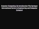 [PDF Download] Granular Computing: An Introduction (The Springer International Series in Engineering