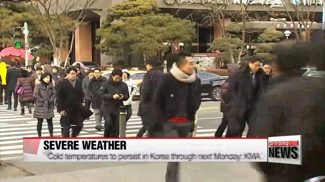 Korea, U.S. brace for more severely cold weather