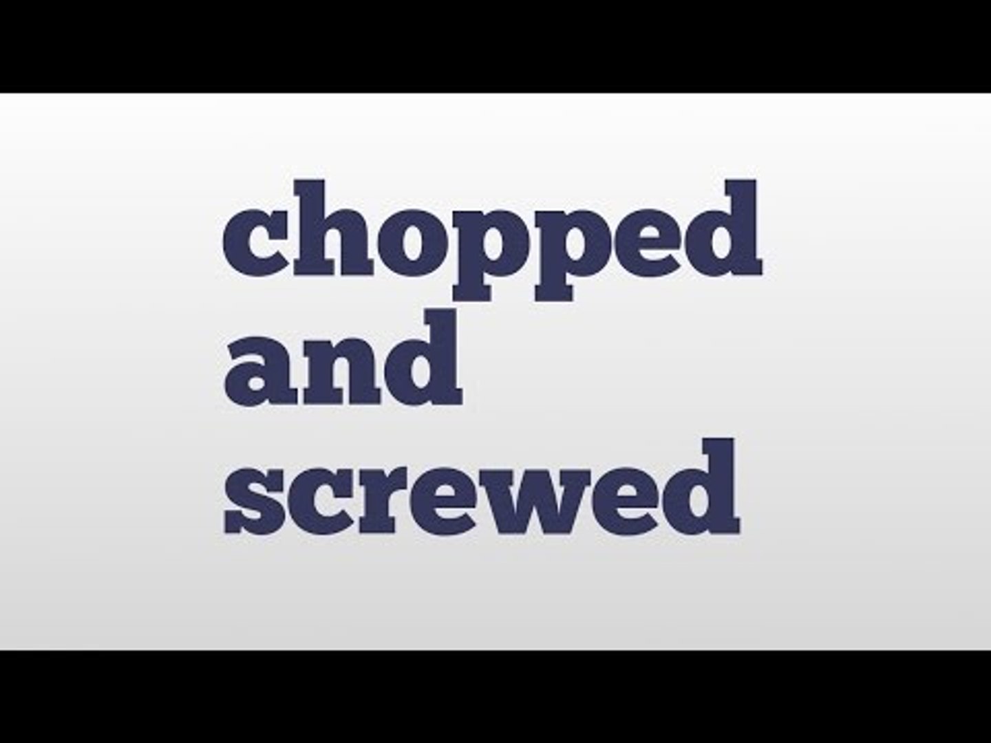 Screwed meaning 2024