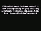 [PDF Download] iOS Apps Made Simple: The Simple Step-By-Step Guide to Quickly Creating Designing
