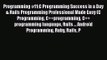 [PDF Download] Programming #11:C Programming Success in a Day & Rails Programming Professional