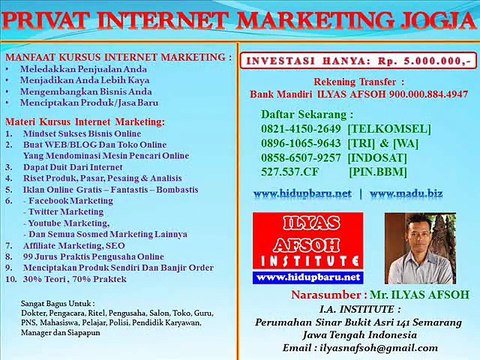 Internet Marketing Indonesia 0821-4150-2649 TSEL