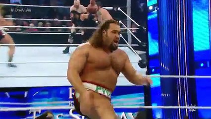 Roman Reigns vs. The League of Nations: SmackDown, Jan. 21, 2016 (World Music 720p)