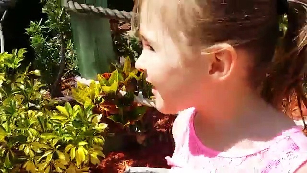 Kids Swimming in The Pool Funny Prank Girls Beach Fun Baby Swim