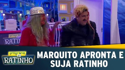 Marquito apronta e suja Ratinho