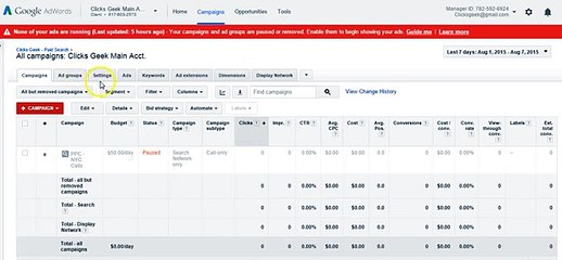 Using Google Adwords and Pay Per Click