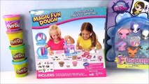 Rose Art Magic Fun Dough Pet Shop Playset! Littlest Pet Shop Fashems Play Doh Fun! LPS