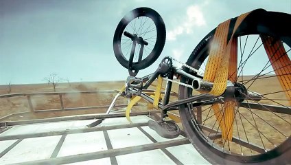 BMX Session on Satellite Dishes - Red Bull Riding over Space Radar