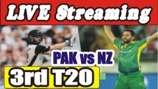 Pakistan vs New Zealand 3rd T20 Live score Live streaming PTV Sports 22 January 2016