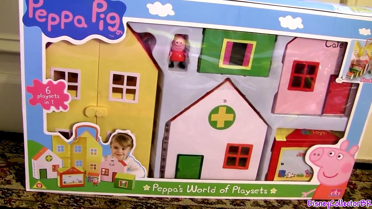 world of peppa playset