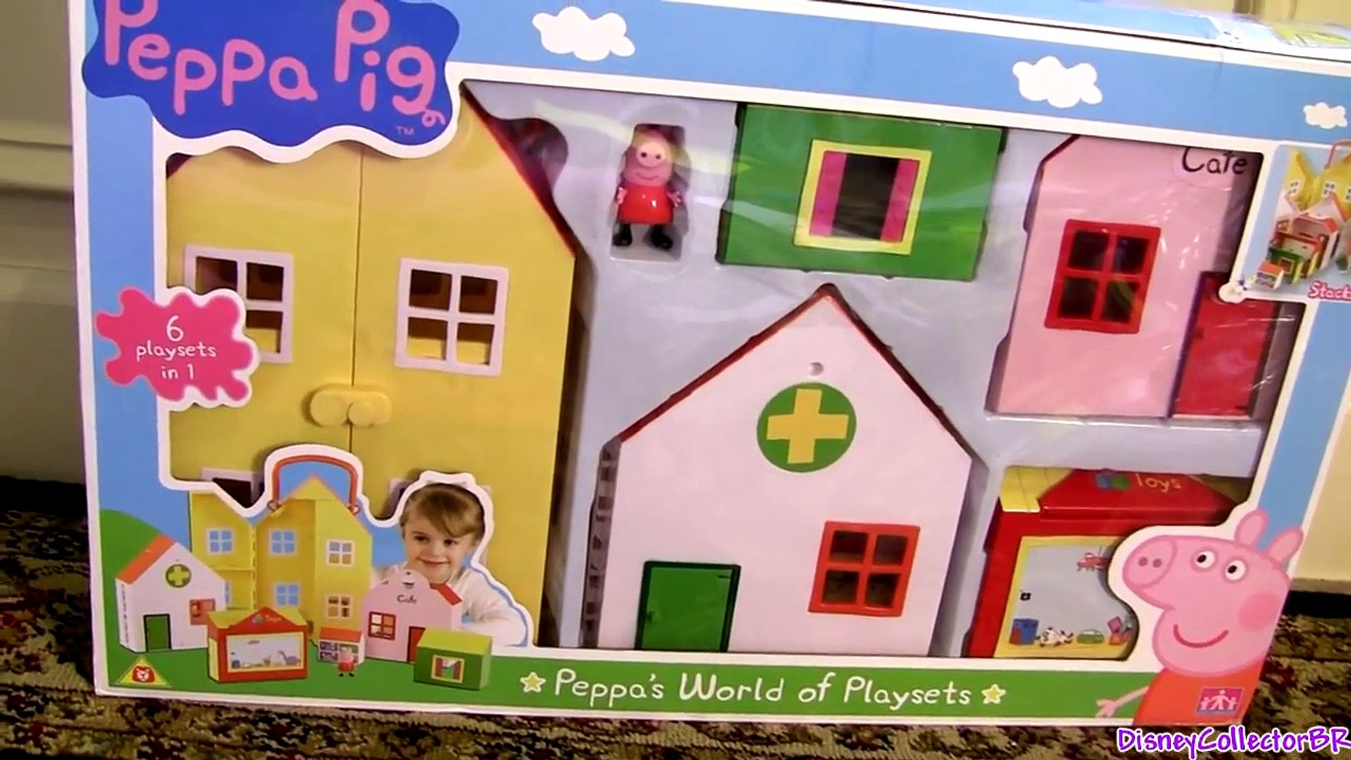 world of peppa playset