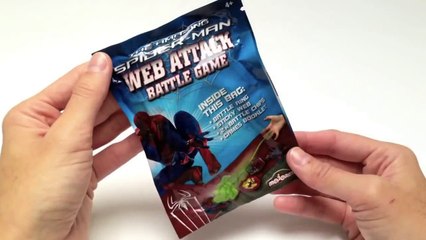 Spiderman Blind Bag Web Attack Battle Game Spiderman Toys Review