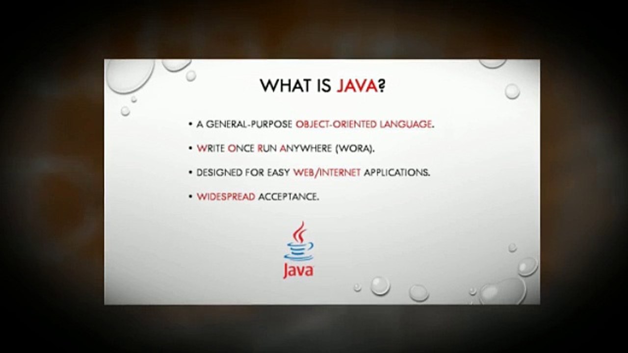 Java different from C, c++ by Dallas Technologies