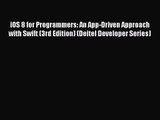 [PDF Download] iOS 8 for Programmers: An App-Driven Approach with Swift (3rd Edition) (Deitel