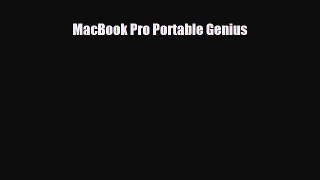 [PDF Download] MacBook Pro Portable Genius [Download] Full Ebook