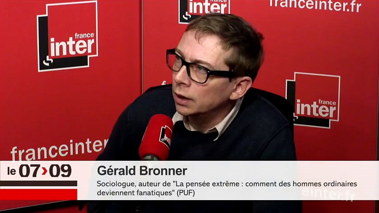 Gérald Bronner : "Chaque étape de la radicalisation paraît raisonnable"
