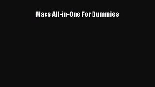 [PDF Download] Macs All-in-One For Dummies [Download] Full Ebook