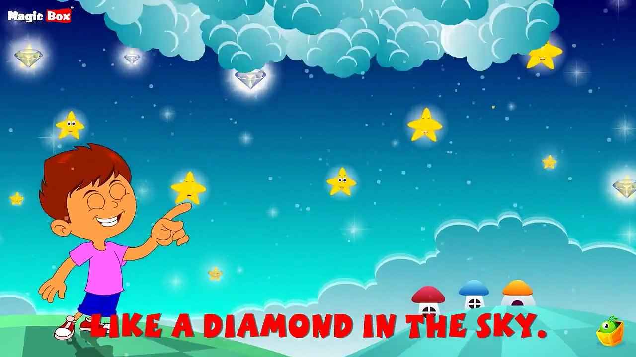 Karaoke: Twinkle Twinkle Little Star Songs With Lyrics Cartoon/Animated Rhymes For Kids