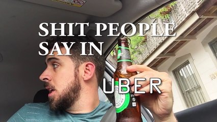 On l'a tous dit une fois à un chauffeur UBER...