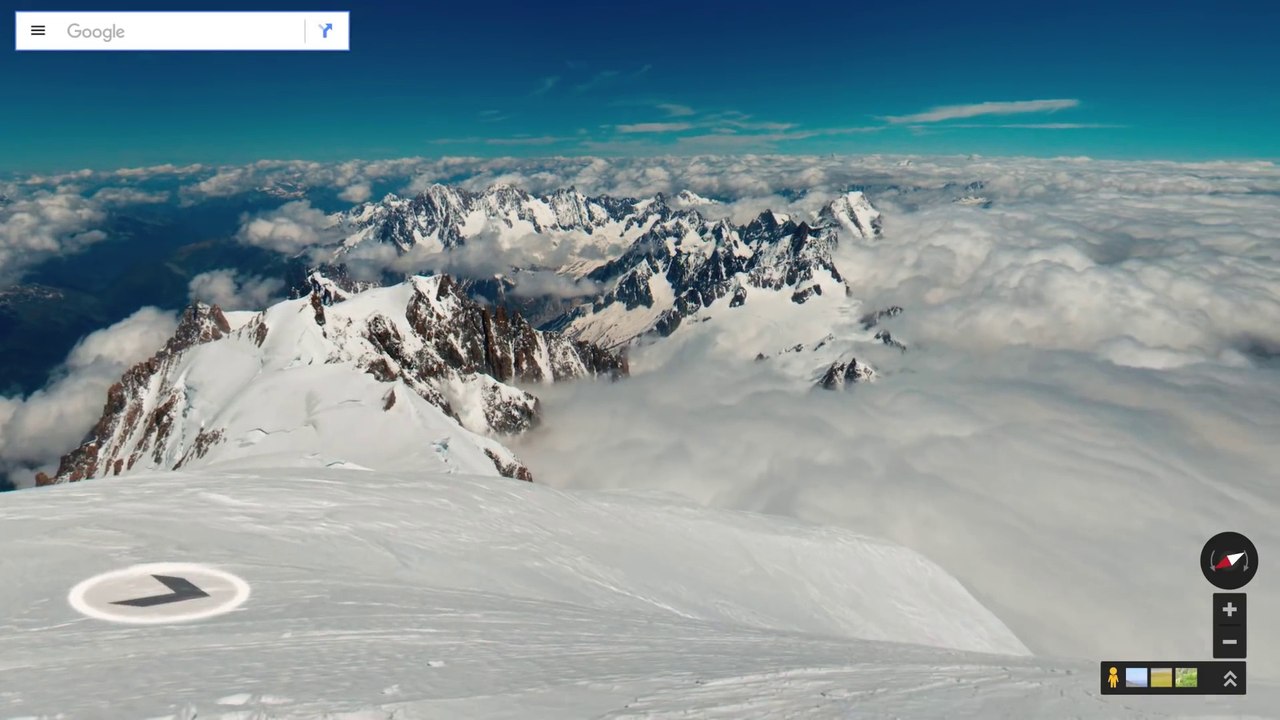 Escalader le Mont Blanc avec Google Street Map - Ft Kilian Jornet, Ueli Steck, Candide Thovex