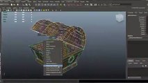 Autodesk Maya Tutorial - Treasure Chest Modeling, Texturing, Lighting Clip7-19