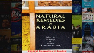 Download PDF  Natural Remedies of Arabia FULL FREE