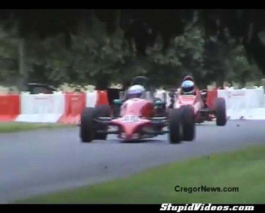 Racing Announcer Thinks There's a Seagull on Front of Car