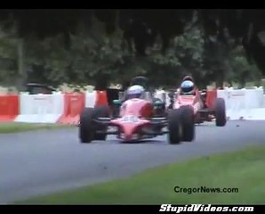 Racing Announcer Thinks There's a Seagull on Front of Car