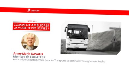 TRANSDEV - Atelier MOBILITÉ DES JEUNES - ITV DAVAUX