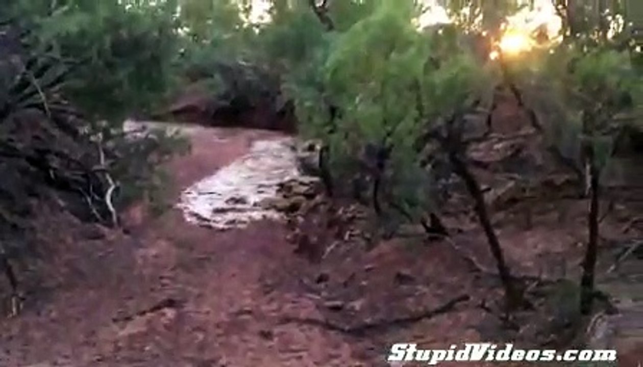 Man Witnesses River Flow for First Time