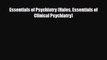 [PDF Download] Essentials of Psychiatry (Hales Essentials of Clinical Psychiatry) [Download]