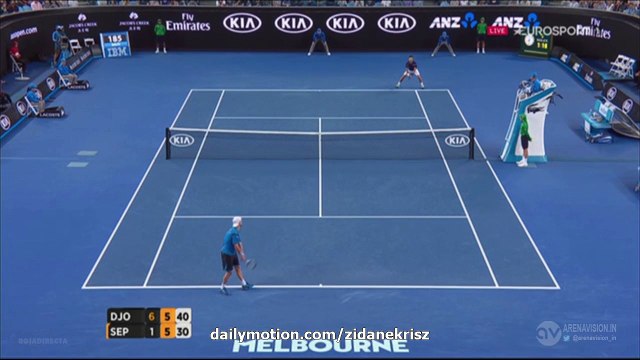 Fantastic Rally Break - Novak Djokovic v. Andreas Seppi - Australian Open 2016 HD