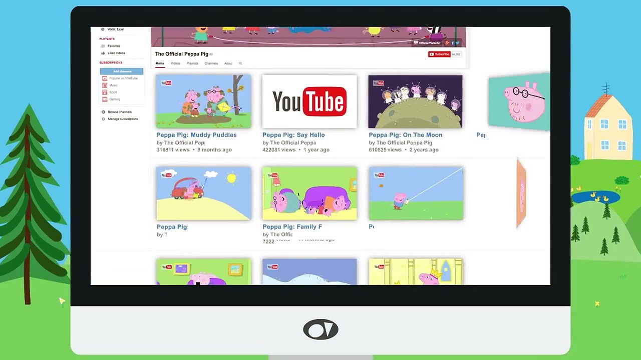 Bem-vindo ao canal da Peppa Pig no YouTube!