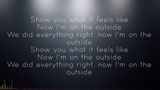 Calvin Harris - Outside ft Ellie Goulding (Lyrics On Screen)