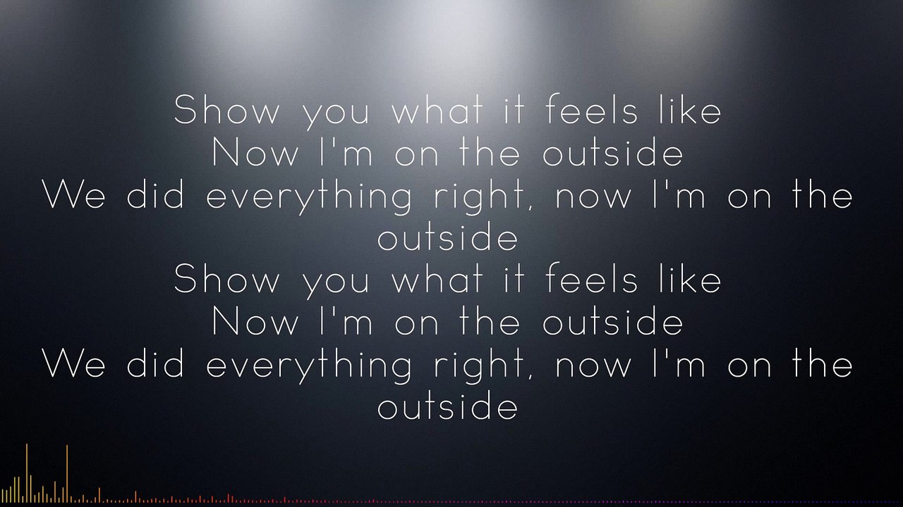 Calvin Harris - Outside ft Ellie Goulding (Lyrics On Screen)