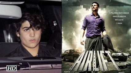 Akshay Kumars son Aarav Reacts on Airlift