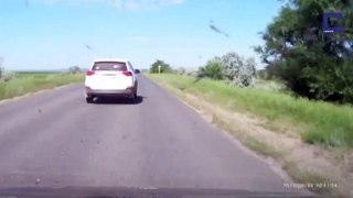 Car Comes Off Road and Rolls 10+ Times