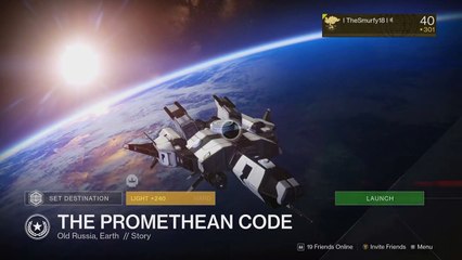 Destiny- "The Taken King" Mission 7 - The Promethean Code (RE-DO)