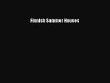 Read Finnish Summer Houses PDF Online