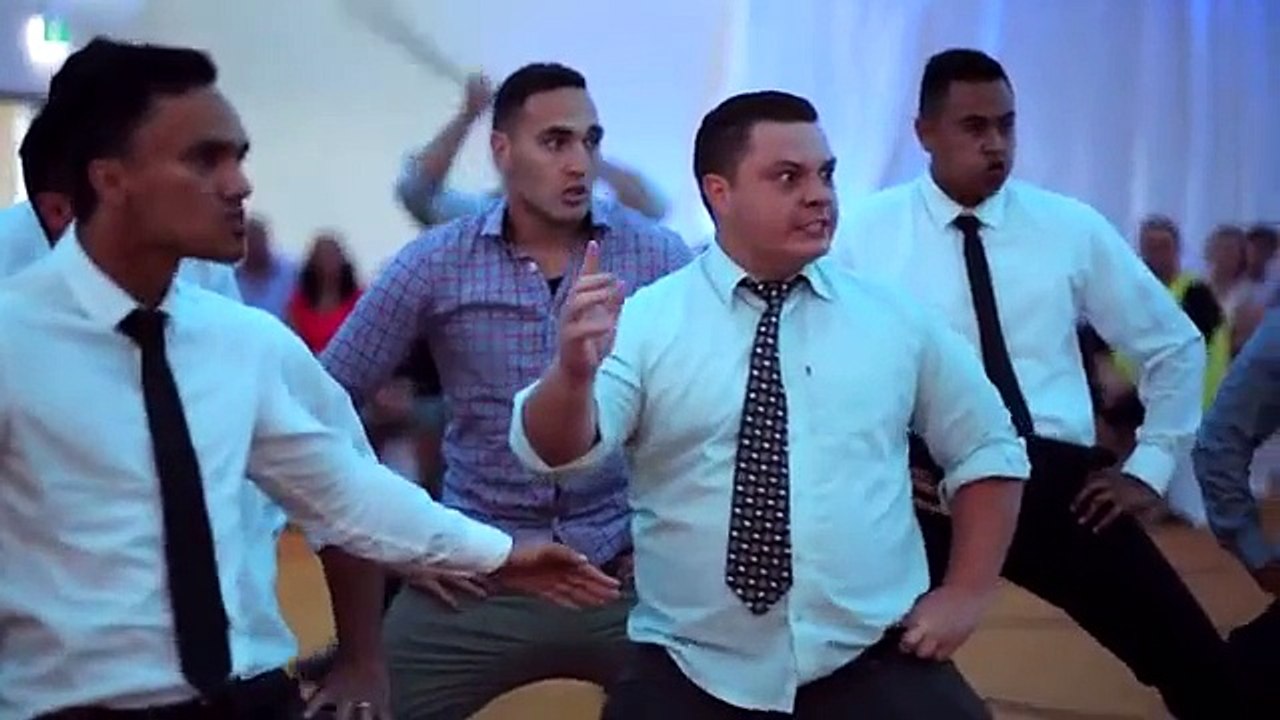 Haka à un mariage