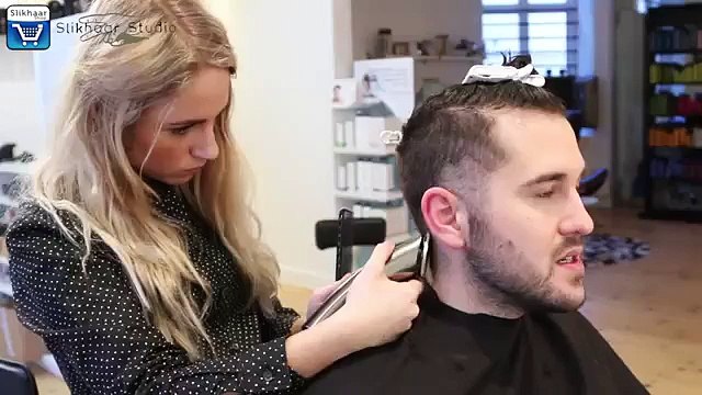 Men\'s Hair Inspiration | Urban & Edgy Hairstyle | Curly Texture ☆ Razored Line ☆ By Slikhaar TV