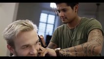 Men\'s platinum blonde contrast grow out haircut ★ Hairstyling tips for men