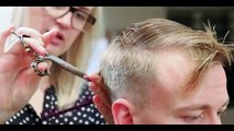 Men\'s short hair with bangs | Professional cut and hairstyle