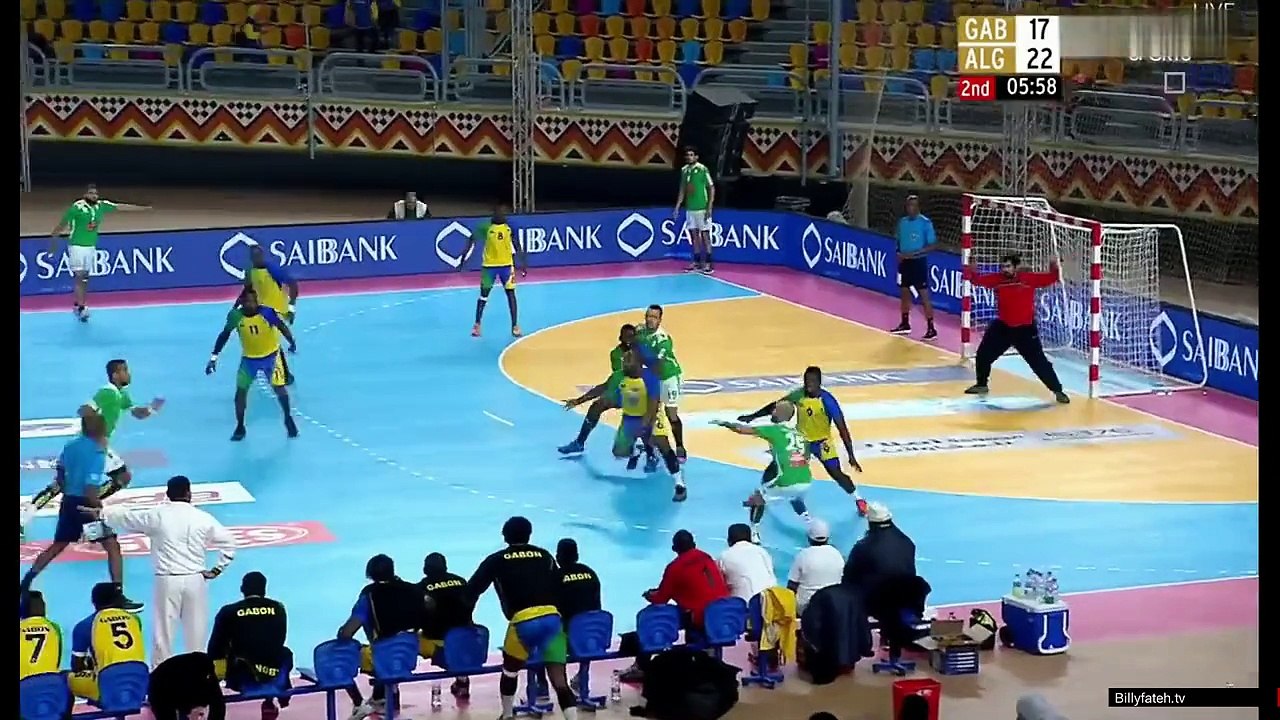 GABON VS ALGERIE CAN Handball 2016 2eme mi-temps