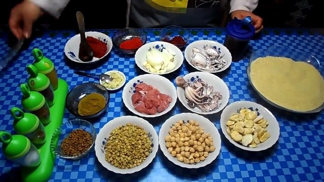 احلى وانفع بركوكش أكلة شتوية تونسية صحية ومشبعة ومغذية barkoukech ( كسكسى خشين) tunisian cuisine